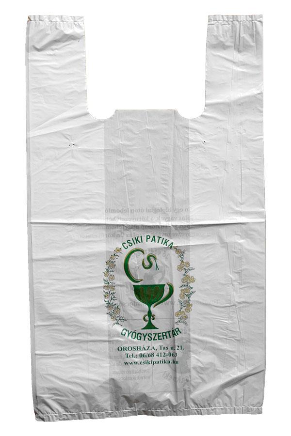 Biológiai úton lebomló műanyag táskák egyedi grafikával Biológiai úton lebomló műanyag táskák egyedi grafikával